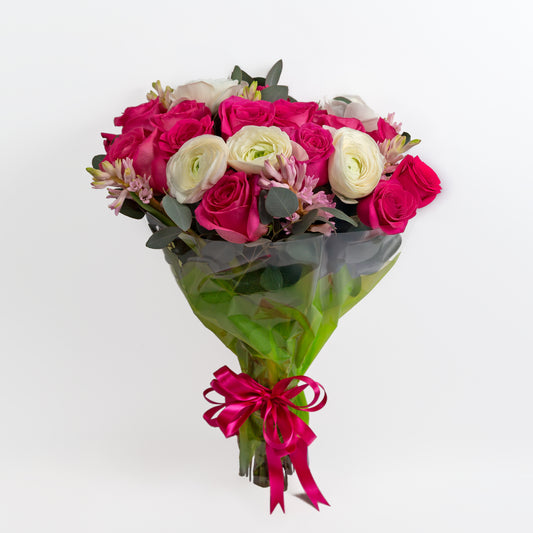 Designer's Choice Bouquet - Pink & White Mix